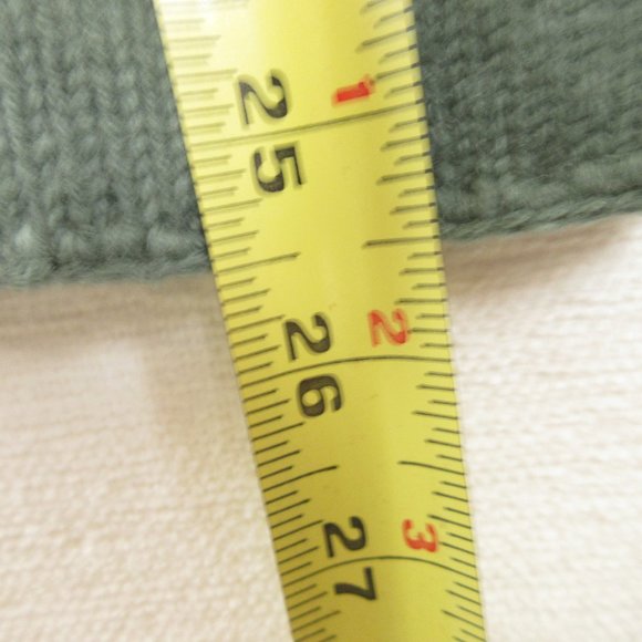 White + Warren Cashmere Embroidered Cardigan Size L Sage Green Botanical Flowers - Picture 6 of 8